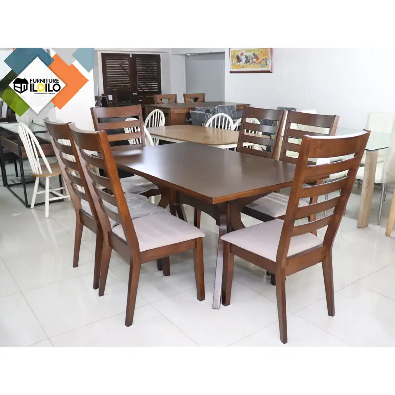 Theus Rectangular Dining Table Set Four Seater, Six Seater