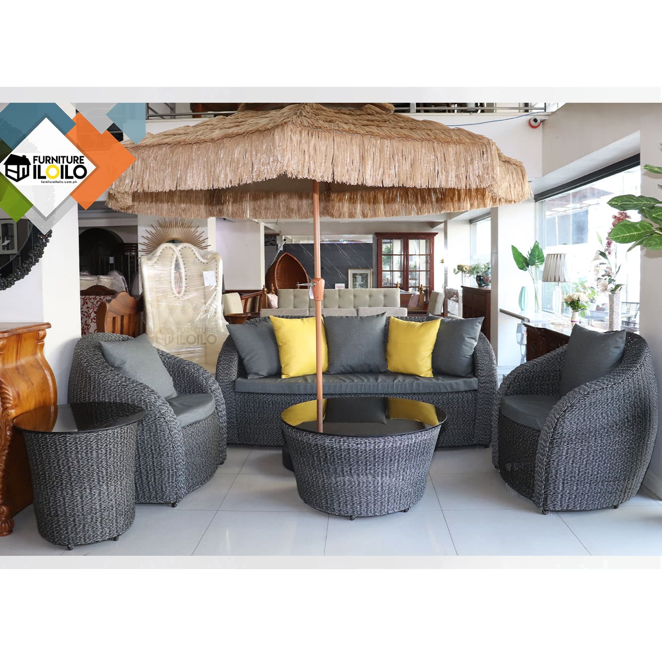 Synthetic Rattan Cheap Rattan Garden Furniture Wholesale Domino