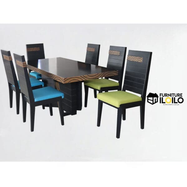 Huberta Rectangular Dining Table Set 6 Six Seater