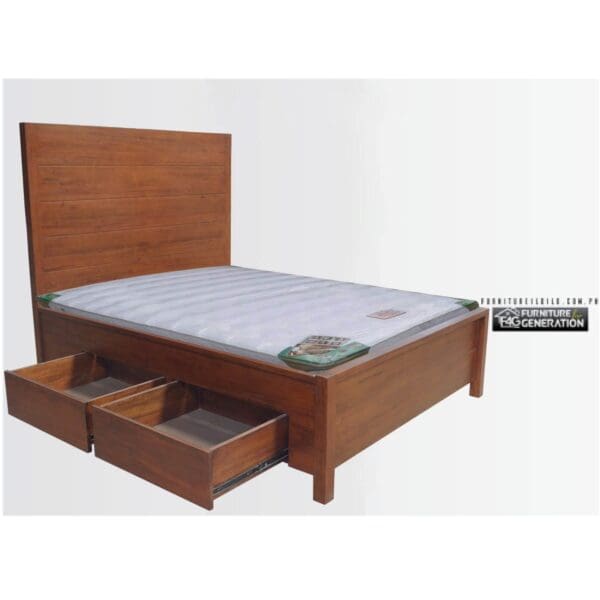Solid Wood Bed Wooden, Mahogany Bed Frame