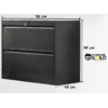 Office Lateral Metal Cabinet, Office Storage