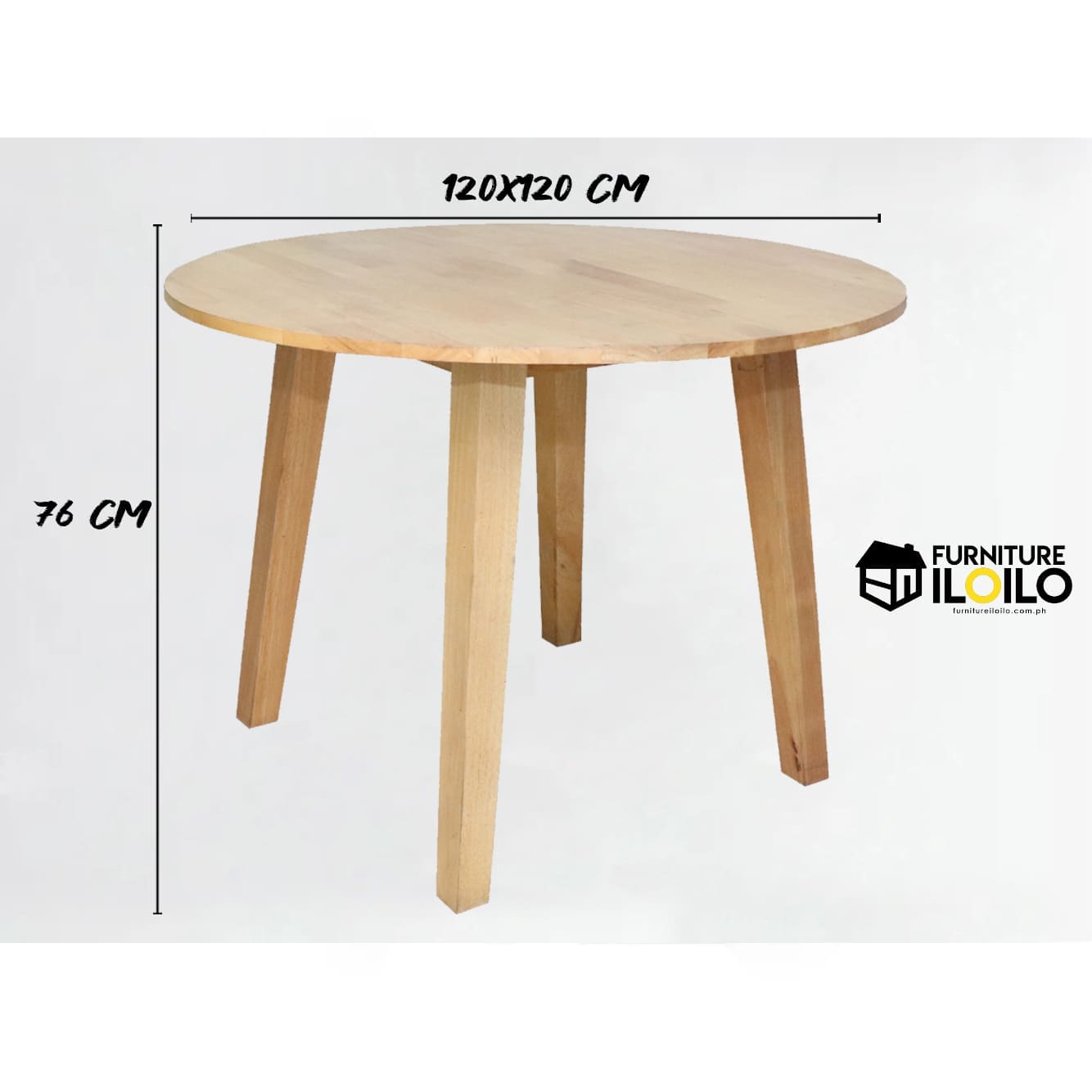 Milah Round Dining Table Set Four Seater 