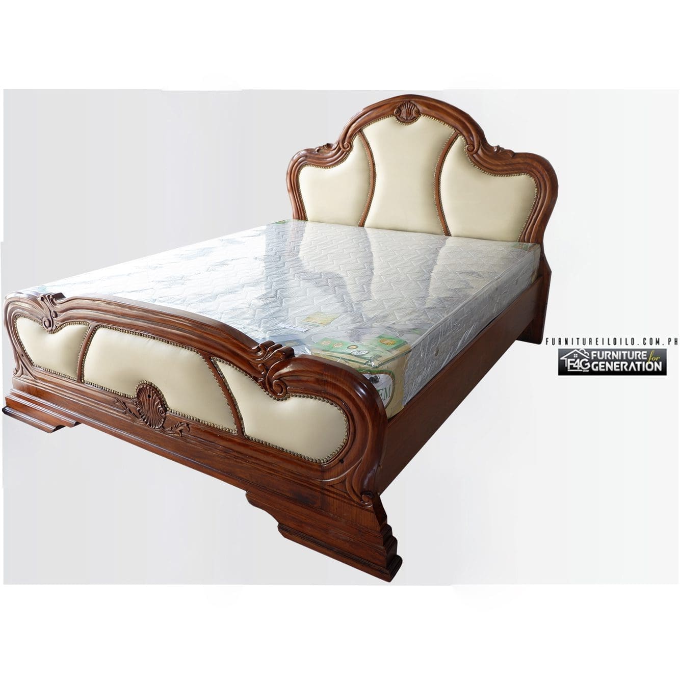 Adam Narra Bed, Queen Bed 60X75, Solid Wood Bed
