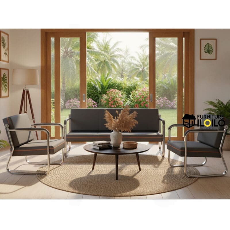Nidas Metal Sofa Set, Reception Sofa &Amp; Chairs