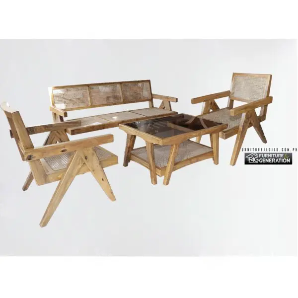 Mahogany Wood Upholstery Sofa Set, Wood Sofa, Solid Wood Sofa