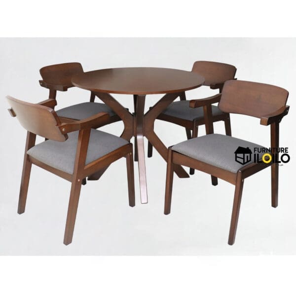 Ryuk Round Dining Table Set 4 Four Seater